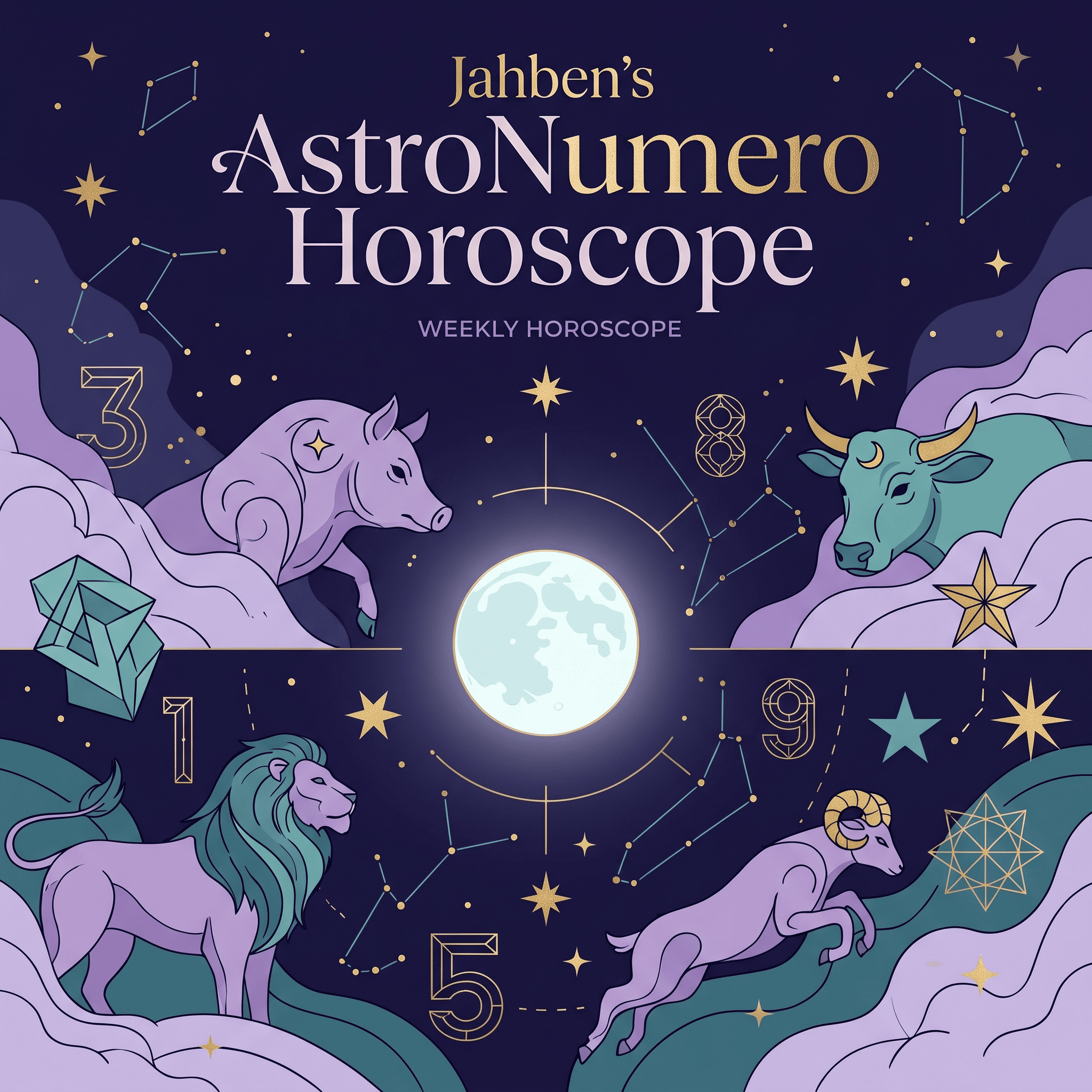 Jahben AstroNumero weekly horoscope for all 12 zodiac signs